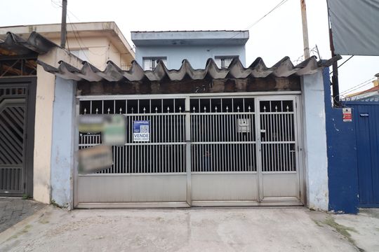 Fachada  de casa à venda com 3 quartos, 123m² em Taboão, São Bernardo do Campo