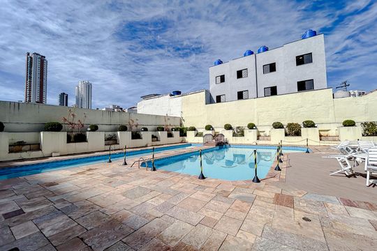 Área comum - Piscina de apartamento para alugar com 4 quartos, 158m² em Vila Gomes Cardim, São Paulo