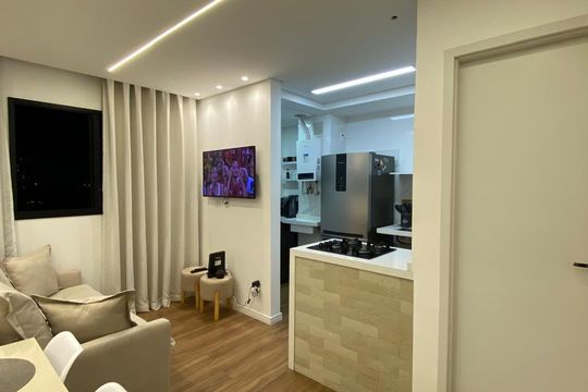 Sala de apartamento à venda com 2 quartos, 40m² em Jardim Concordia, Diadema