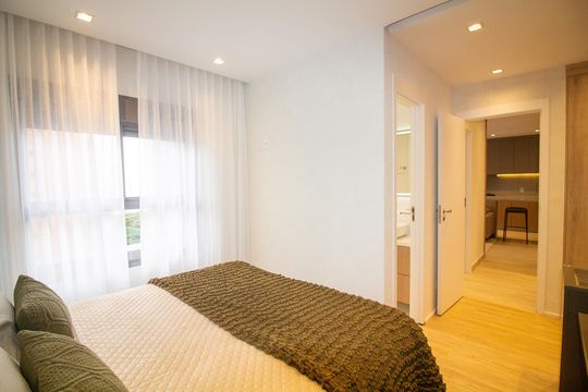 Suíte de apartamento para alugar com 2 quartos, 81m² em Brooklin, São Paulo