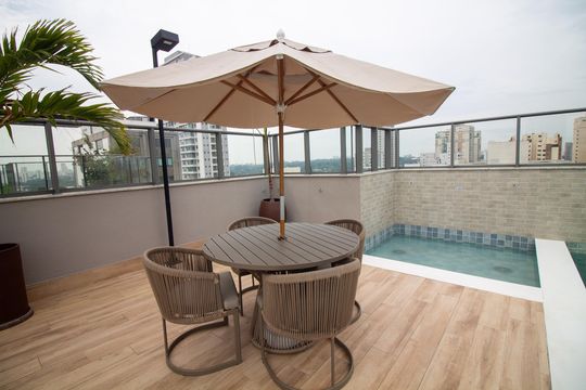 Área comum - Piscina Infantil de apartamento para alugar com 2 quartos, 81m² em Brooklin, São Paulo