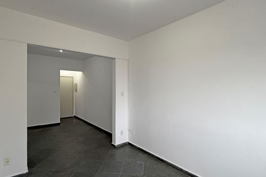 Sala de apartamento para alugar com 1 quarto, 28m² em Embaré, Santos