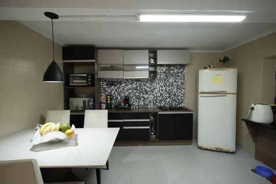 Cozinha de casa para alugar com 1 quarto, 80m² em Parque Oratório, Santo André