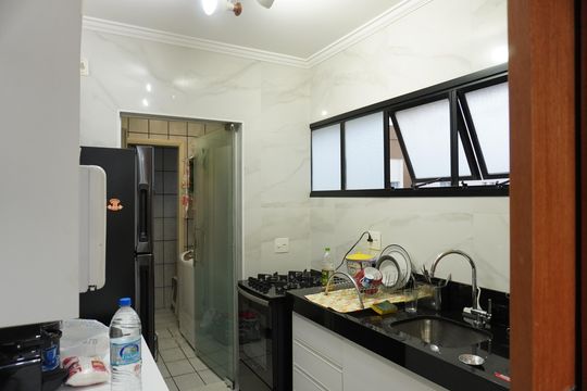 Cozinha de apartamento para alugar com 2 quartos, 68m² em Parque Arnold Schimidt, São Carlos