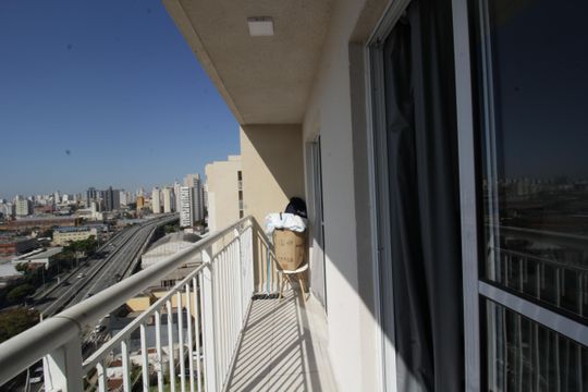 Varanda de apartamento para alugar com 1 quarto, 29m² em Bom Retiro, São Paulo