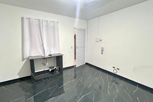 Sala - Cozinha de casa para alugar com 1 quarto, 26m² em Parque Continental Ii, Guarulhos