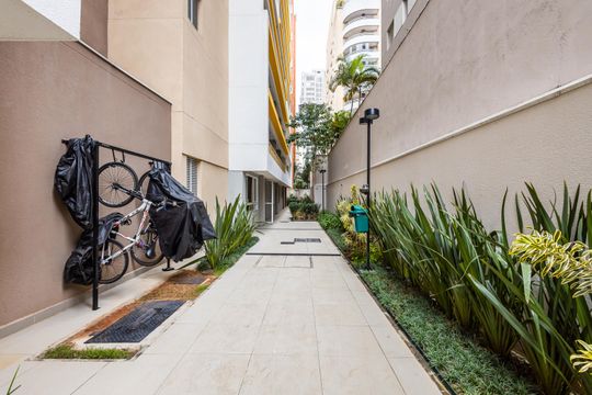 Entrada de kitnet/studio para alugar com 1 quarto, 25m² em Jardim Paulista, São Paulo