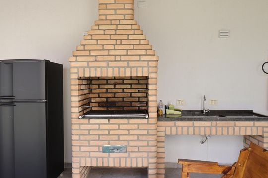 Área comum - Churrasqueira de casa à venda com 3 quartos, 115m² em Campo Grande, São Paulo