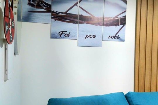 Sala de apartamento à venda com 2 quartos, 52m² em Qe 40, Brasília