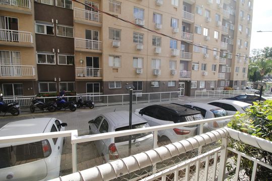 Varanda da Sala de apartamento para alugar com 2 quartos, 50m² em Taquara, Rio de Janeiro