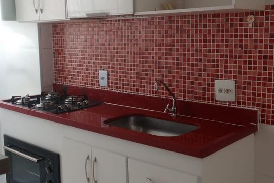 Cozinha de apartamento para alugar com 2 quartos, 50m² em Taquara, Rio de Janeiro