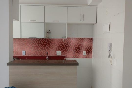 Cozinha de apartamento para alugar com 2 quartos, 50m² em Taquara, Rio de Janeiro