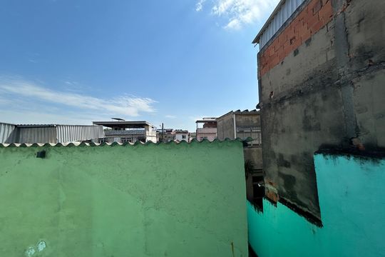 Vista da Sala de casa para alugar com 1 quarto, 15m² em Guadalupe, Rio de Janeiro