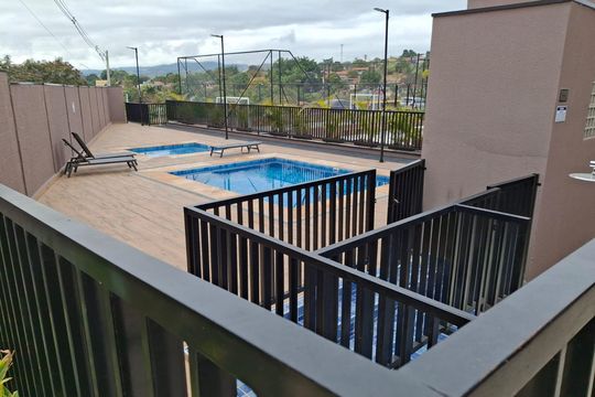 Piscina de apartamento para alugar com 1 quarto, 48m² em Jardim das paineiras I, São José dos Campos