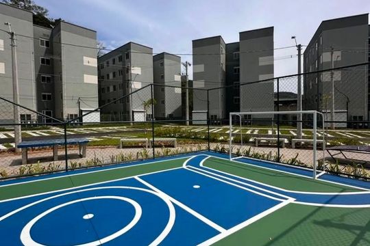 Área externa de apartamento para alugar com 2 quartos, 37m² em Várzea das Moças, Niterói