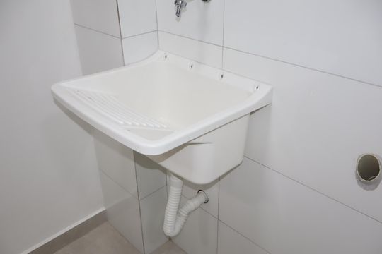 Cozinha e Área de Serviço de apartamento para alugar com 2 quartos, 39m² em Quinta da Paineira, São Paulo