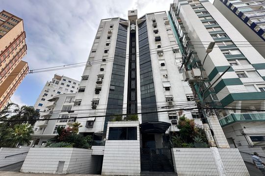 Fachada do Prédio de apartamento para alugar com 2 quartos, 133m² em Centro, São Vicente