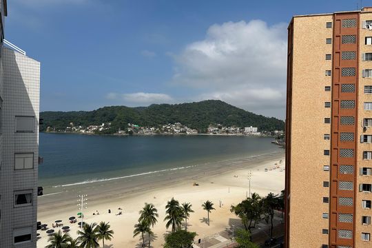 Vista da Sala de apartamento para alugar com 2 quartos, 133m² em Centro, São Vicente