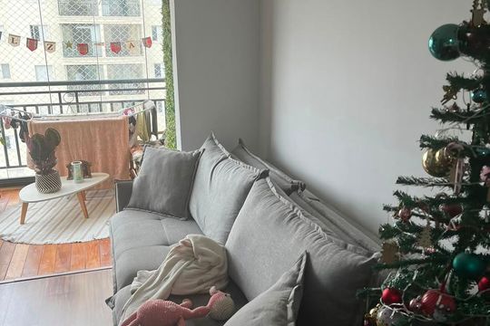 Sala de apartamento à venda com 2 quartos, 58m² em Rudge Ramos, São Bernardo do Campo