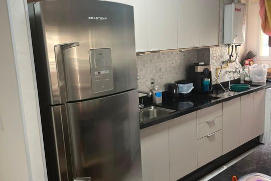Cozinha de apartamento à venda com 2 quartos, 58m² em Rudge Ramos, São Bernardo do Campo