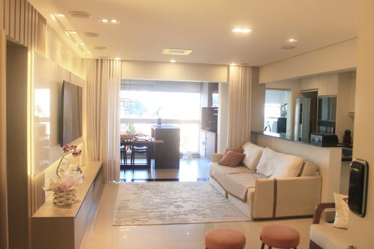 Sala de apartamento à venda com 2 quartos, 124m² em Jardim Sao Caetano, São Caetano do Sul
