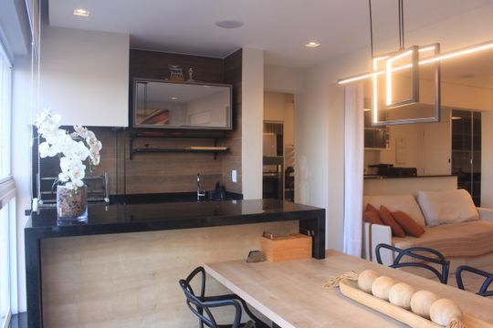 Varanda de apartamento à venda com 2 quartos, 124m² em Jardim Sao Caetano, São Caetano do Sul