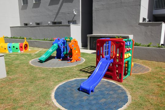 Área comum - Playground de apartamento para alugar com 1 quarto, 37m² em Jardim, Santo André