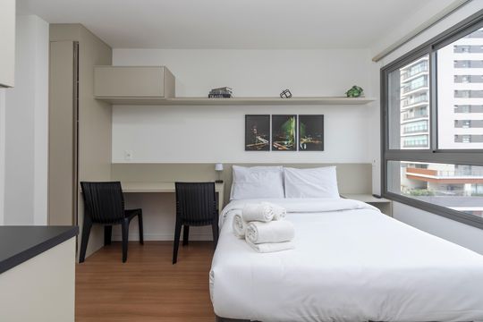 Studio de kitnet/studio à venda com 1 quarto, 21m² em Campo Belo, São Paulo