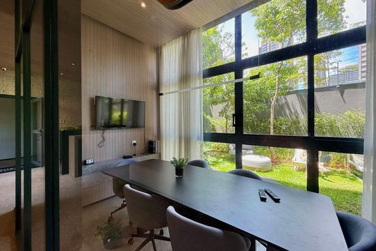 Área comum de kitnet/studio para alugar com 1 quarto, 24m² em Jardim das Acacias, São Paulo