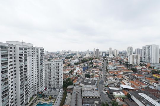 Vista de kitnet/studio à venda com 1 quarto, 27m² em Vila Dom Pedro I, São Paulo