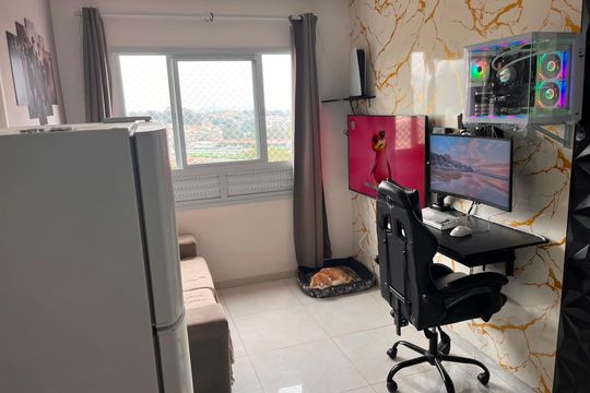 Sala de apartamento à venda com 2 quartos, 33m² em Jardim Bandeirantes, São Paulo