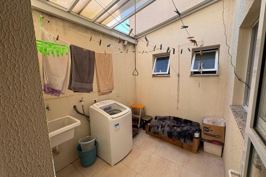 Área de serviço de apartamento à venda com 2 quartos, 53m² em Parque Oratório, Santo André