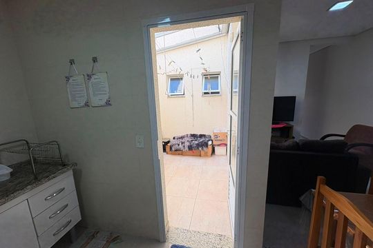 Cozinha de apartamento à venda com 2 quartos, 53m² em Parque Oratório, Santo André