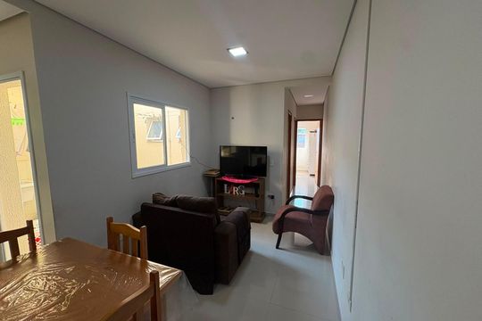 Sala de apartamento à venda com 2 quartos, 53m² em Parque Oratório, Santo André