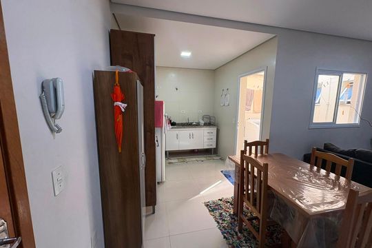 Cozinha de apartamento à venda com 2 quartos, 53m² em Parque Oratório, Santo André