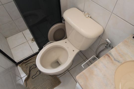 Banheiro de apartamento para alugar com 3 quartos, 49m² em Jardim Guanabara, Belo Horizonte