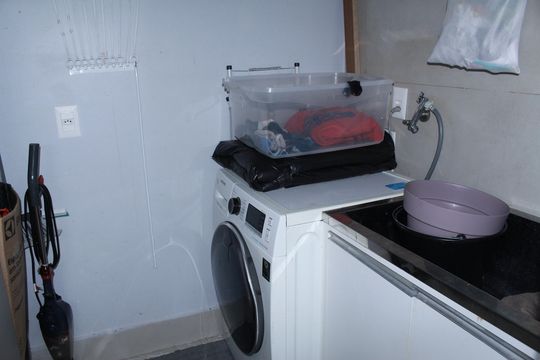 Área de serviço de apartamento à venda com 1 quarto, 142m² em Santa Cecilia, São Paulo