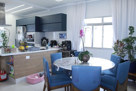 Sala de jantar de apartamento à venda com 1 quarto, 142m² em Santa Cecilia, São Paulo