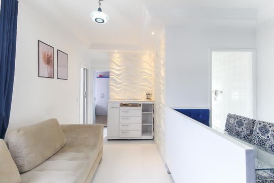 Sala de apartamento para alugar com 2 quartos, 48m² em Vila Carmosina, São Paulo
