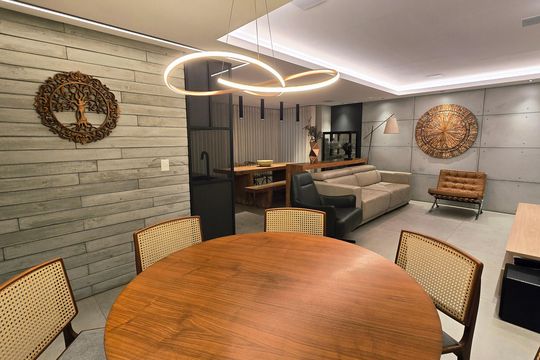 Sala de apartamento à venda com 4 quartos, 135m² em Santo Agostinho, Belo Horizonte