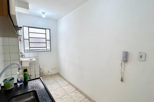 Cozinha de apartamento para alugar com 2 quartos, 46m² em Vila Izabel, Guarulhos