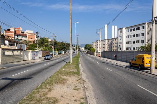 Vista da Rua de apartamento à venda com 2 quartos, 43m² em Campo Grande, Rio de Janeiro