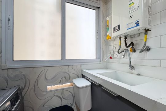 Área de Serviço de apartamento para alugar com 2 quartos, 54m² em Jardim Olavo Bilac, São Bernardo do Campo