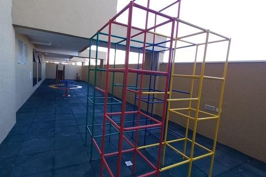 Área comum - Playground de apartamento para alugar com 2 quartos, 46m² em Parque Sao Vicente, São Vicente