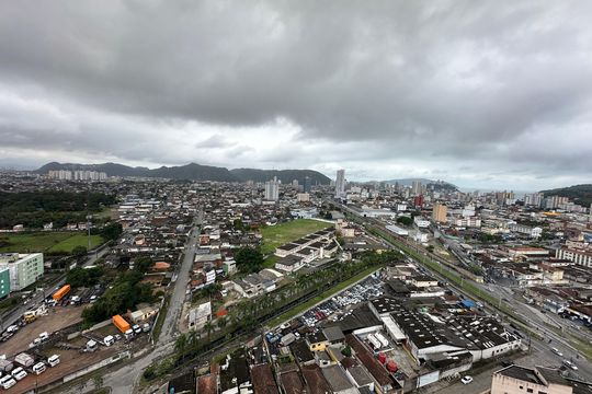 Vista Quarto 1 de apartamento para alugar com 2 quartos, 46m² em Parque Sao Vicente, São Vicente