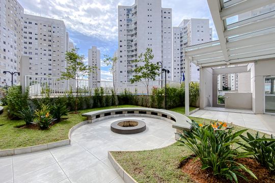 Área comum de apartamento para alugar com 1 quarto, 45m² em Belenzinho, São Paulo