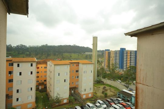 Vista Sala de apartamento à venda com 2 quartos, 48m² em Jardim Silvina, São Bernardo do Campo