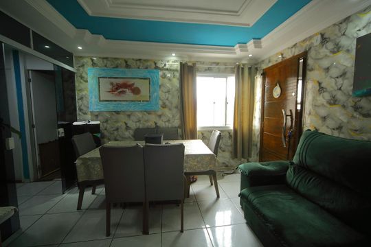 Sala de apartamento à venda com 2 quartos, 48m² em Jardim Silvina, São Bernardo do Campo