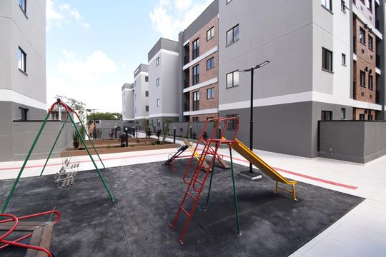 Área comum - Playground de apartamento à venda com 2 quartos, 46m² em Santa Cândida, Curitiba