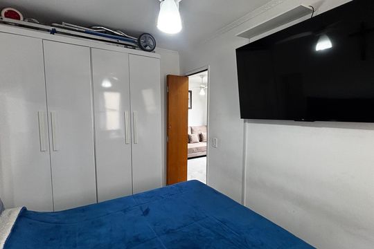 Quarto 1 de apartamento à venda com 2 quartos, 48m² em Cidade São Jorge, Santo André